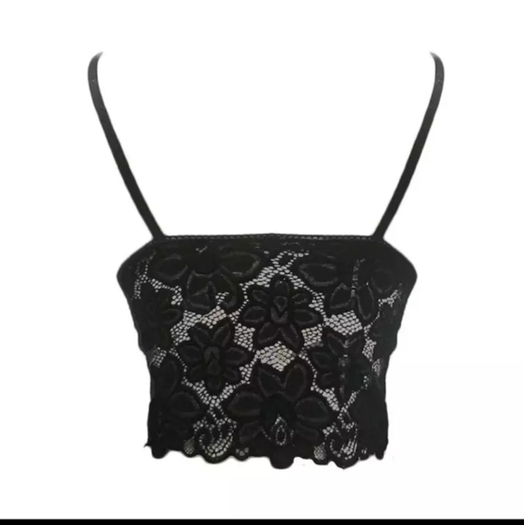 SOFT floral stretch lace bralette bra, sunflower Yellow - many sizes! - Picture 2 of 3